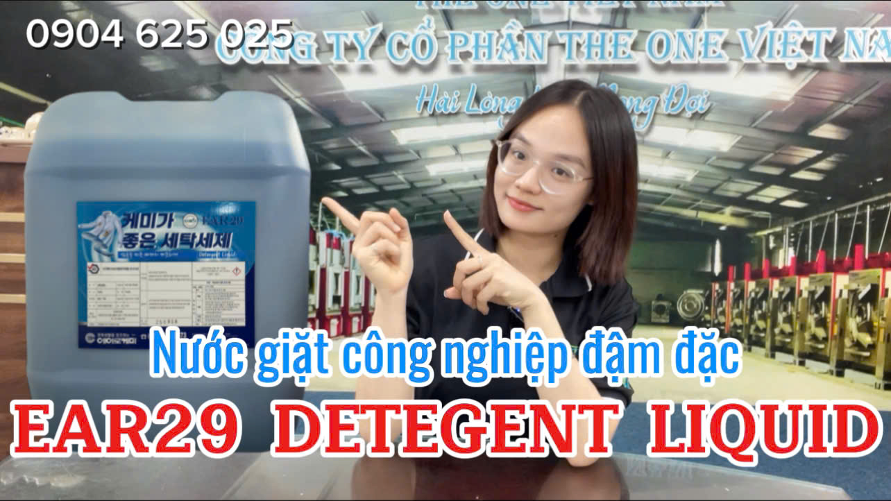 EAR29 Detergent Liquid – Nước Giặt Công Nghiệp Hiệu Quả Cao